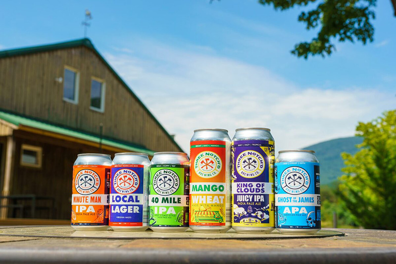 Three Notch’d Brewery, Distillery & Craft Kitchen- Nelson County