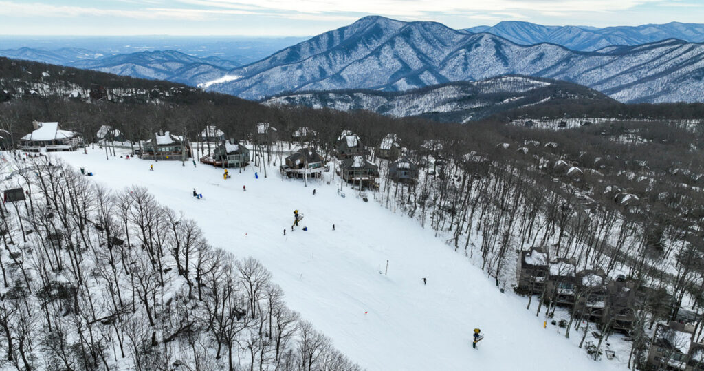 Skiing at Wintergreen