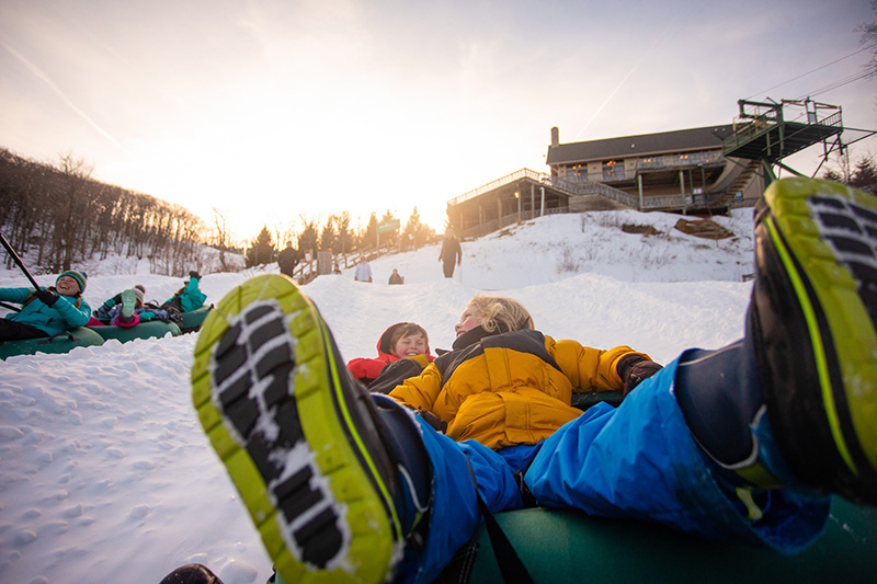 Tubing at Wintergreen