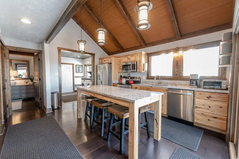 Skis and Trees Interior