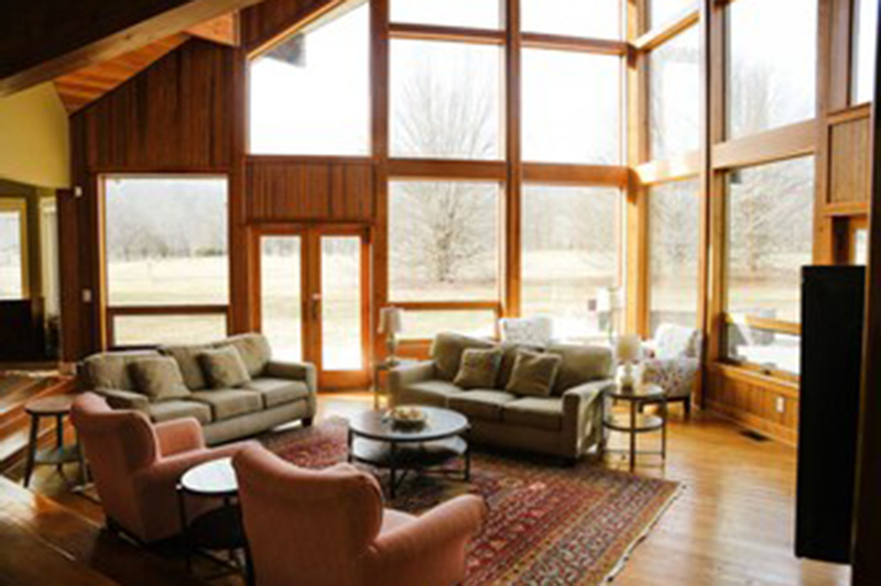 The Haven at Devils Backbone Camp Interior