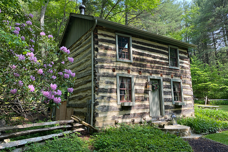 Three Sisters Pre-Civil War Log Cabin