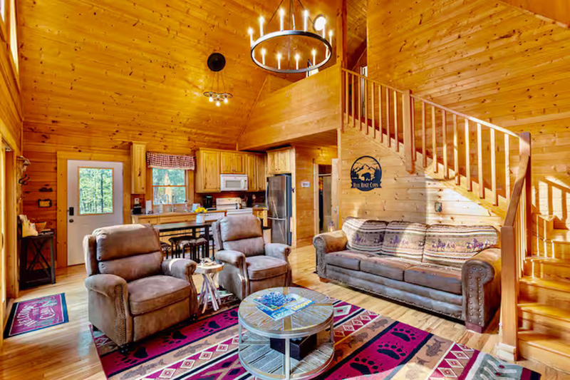 Blue Ridge Cabin Interior
